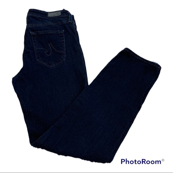 ❄️ADRIANO GOLDSCHMIED Jeans Size 29R Great Condition Dark Denim - Picture 2 of 9